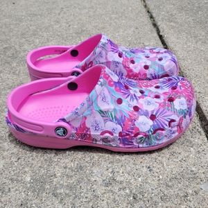 Floral Crocs